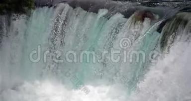 斯克拉丁`瀑布，斯克拉丁斯基布克，克尔卡自然公园，靠近克罗地亚达马尔蒂亚的西贝尼克，实时